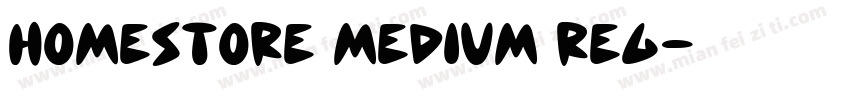 HomeStore Medium Reg字体转换